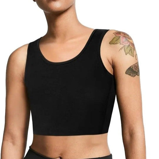 Pull Over Chest Binder - Black