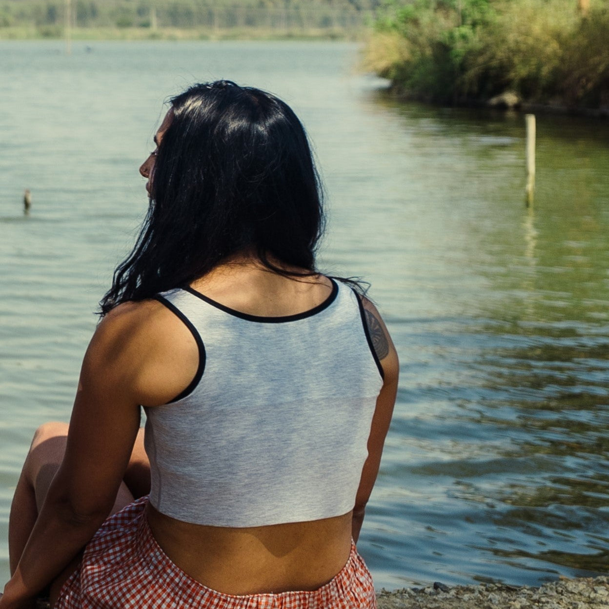 Pull Over Chest Binder - Gray